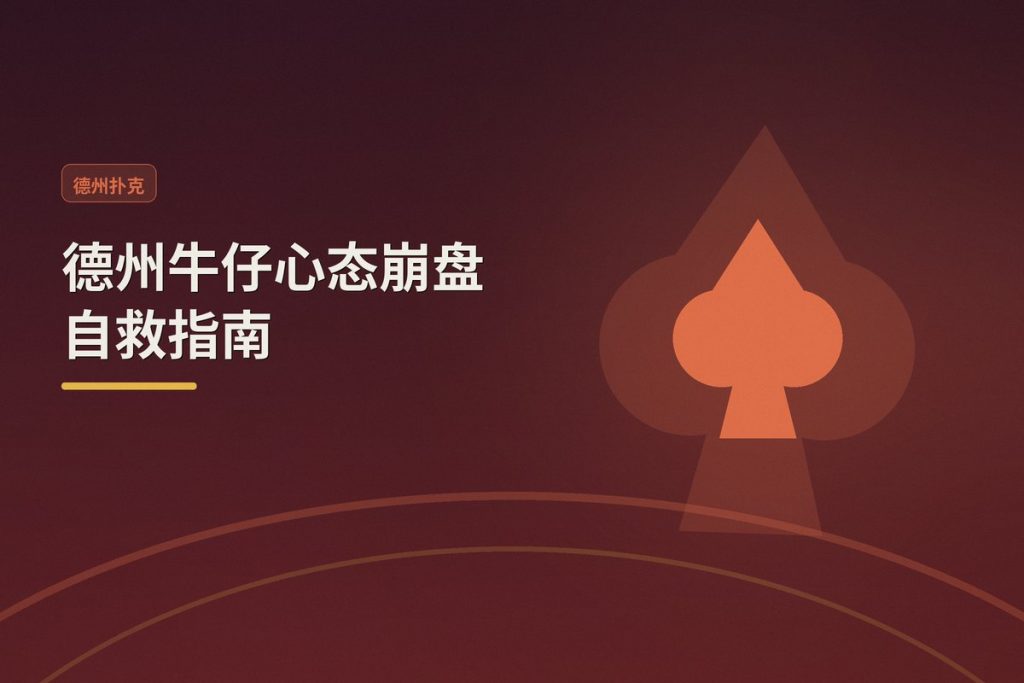 德州牛仔心态崩盘自救指南：三招让你稳住心态，冷静翻盘