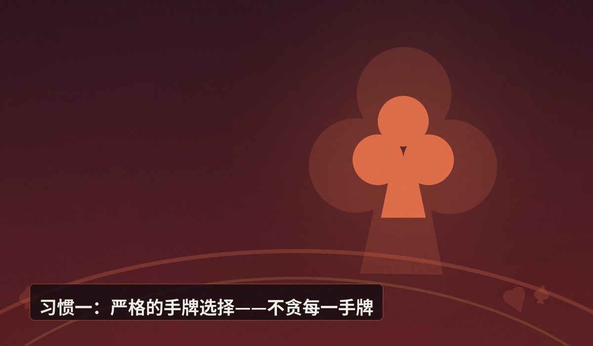 盈利玩家三大共同习惯 - 德州牛仔盈利玩家的三大共同习惯,你占了几个?