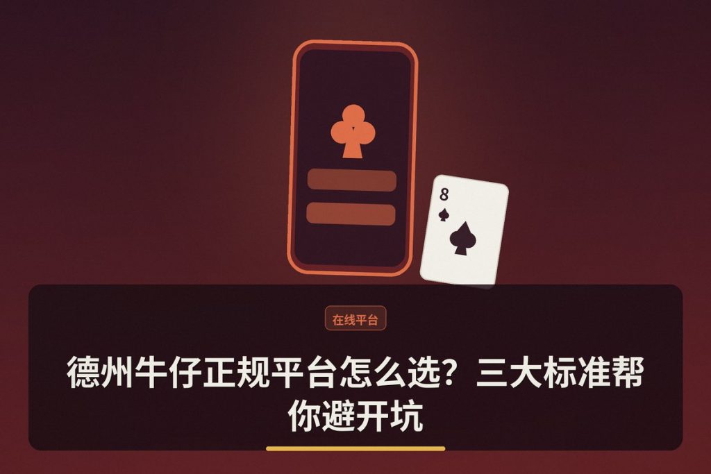 德州牛仔正规平台怎么选？三大标准帮你避开坑