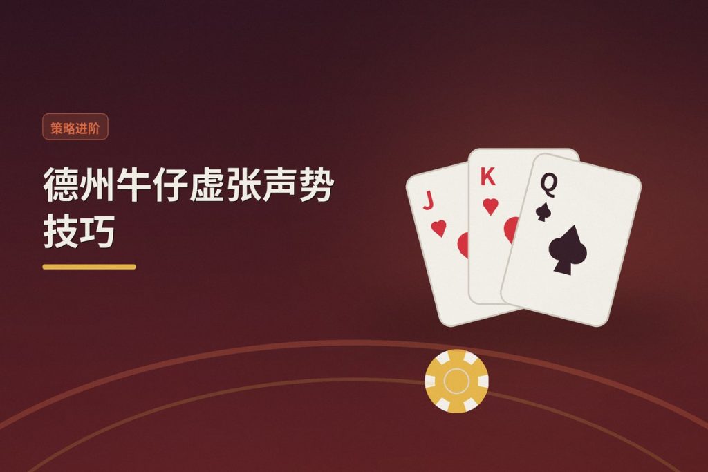德州牛仔虚张声势技巧：三个让诈唬更有效的实用思路