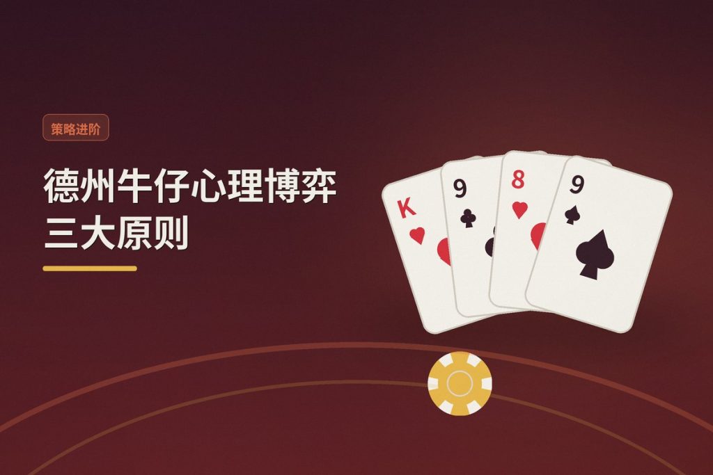 德州牛仔心理博弈三大原则：用心态稳住牌桌胜率