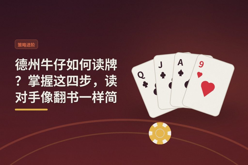 德州牛仔如何读牌？掌握这四步，读对手像翻书一样简单