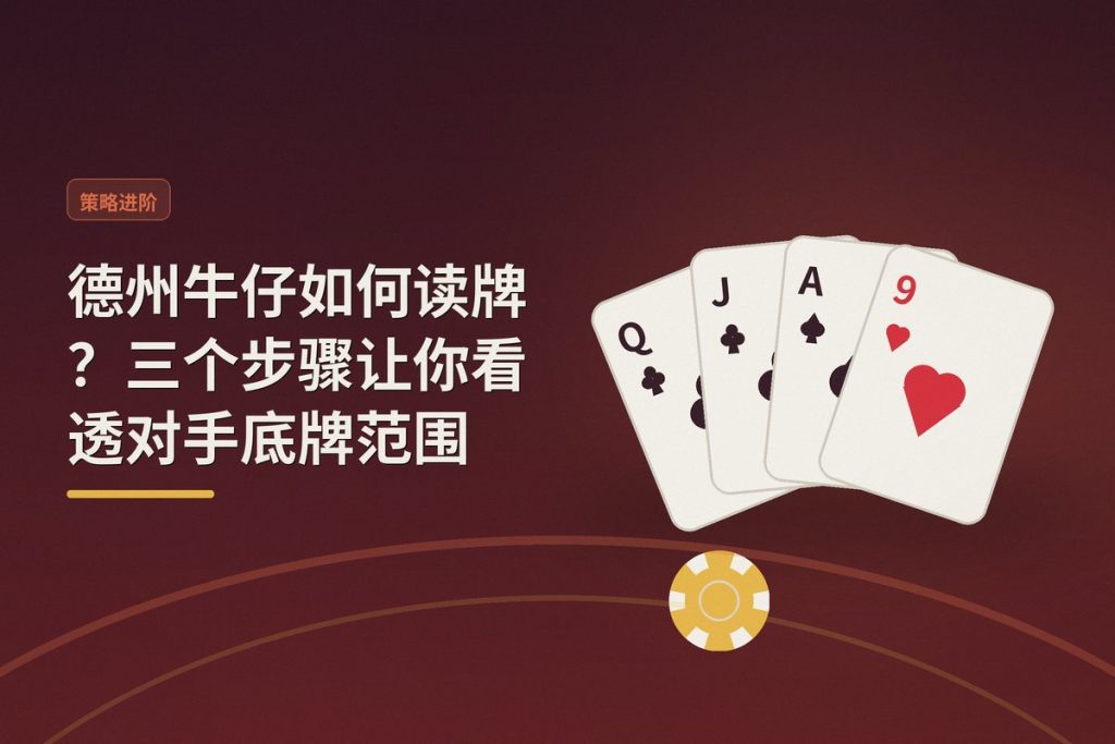 德州牛仔如何读牌？三个步骤让你看透对手底牌范围