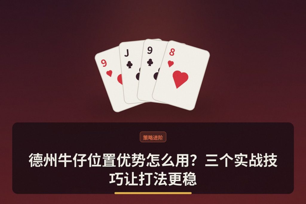 德州牛仔位置优势怎么用？三个实战技巧让打法更稳